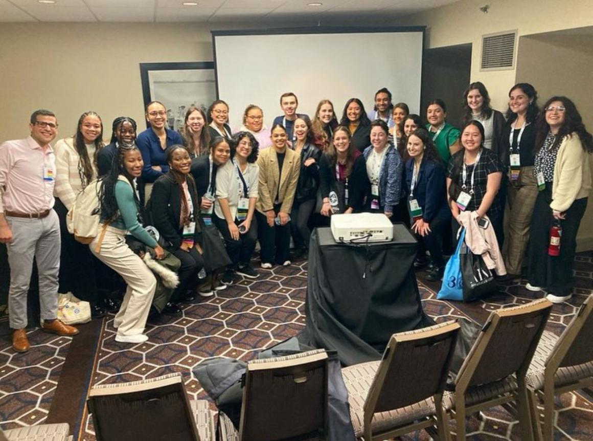 This is an image of the School Psychology students at the NASP 2024 conference