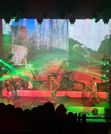 Image of Band of Horses performing on stage