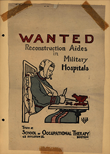 A Wanted: Reconstruction Aides poster