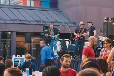 Professors shared their hidden musical talents at the 2014 Fall BBQ.