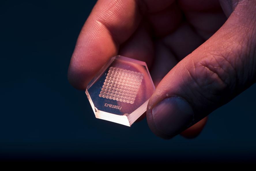 A hexagon plate of microneedles for painless medicine delivery