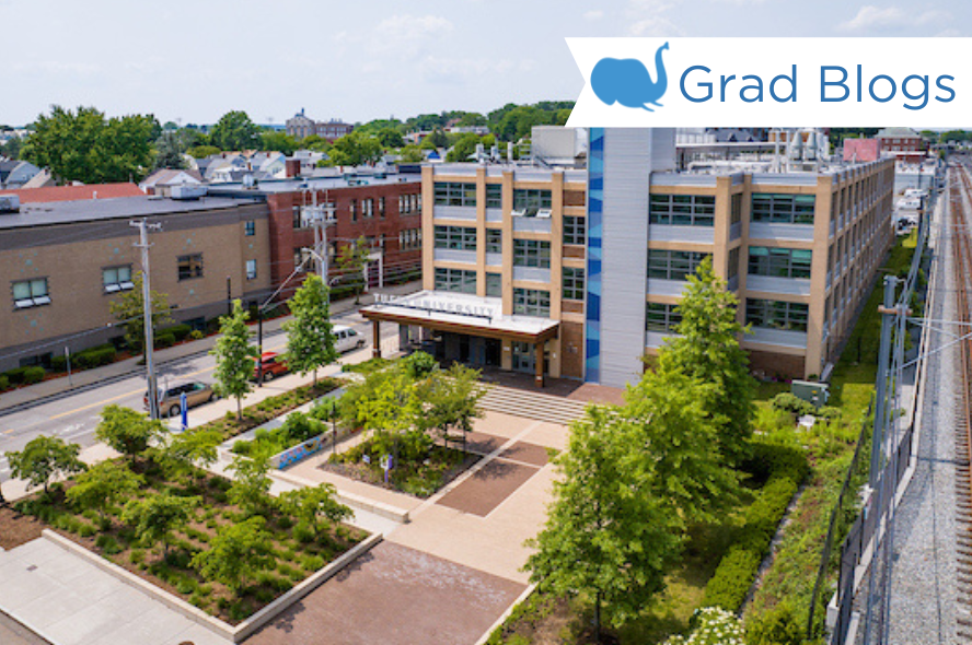 An aerial shot of the CLIC building, which houses the Occupational therapy program.